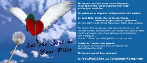 Let the Soul be your Pilot 2007 Einladung