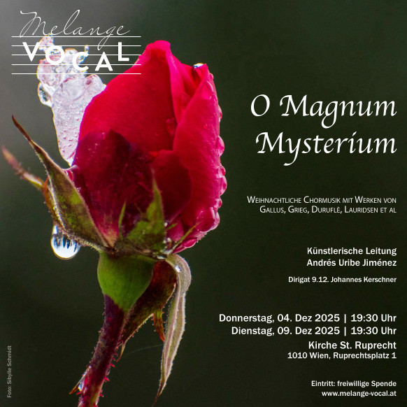 Einladung Chorkonzert 4. und 9. Dezember 2025